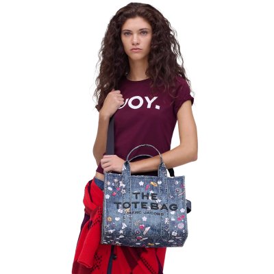 THE TROMPE L'OEIL TRINKET CANVAS MEDIUM TOTE BAG